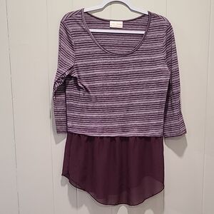 SALE!! Purple Striped Women's Top